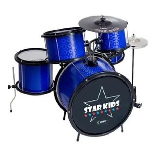 BATERIA LUEN INFANTIL POP MAX VERMELHA - BATERIA LUEN INFANTIL POP MAX  VERMELHA - LUEN