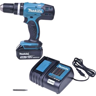 Furadeira Parafusadeira De Impacto 1/2" DHP453SFX8 18v com 1 bateria Makita