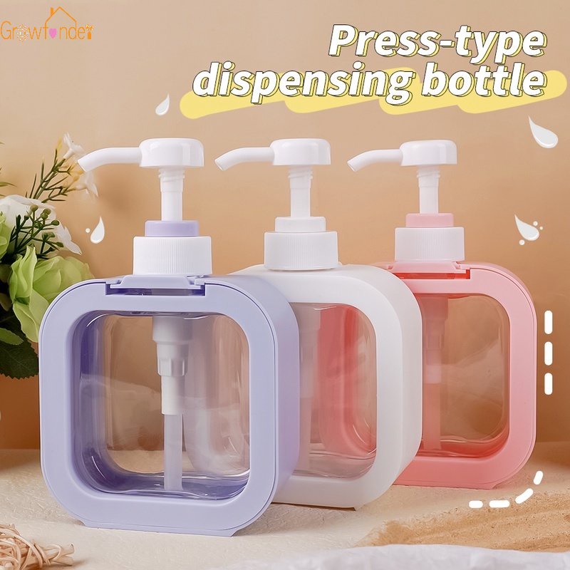 Sabonete Doméstico 300ml Shampoo Sanitizante Para Mãos Frasco De Banho Gel Sub-Garrafa Recipiente Líquido Tipo Prensa