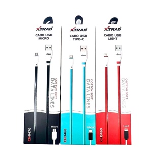 Cabo Tipo C Micro Usb V8 Lightning para iPhone 2.0A 1.2m