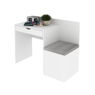 Mesa/Escrivaninha Puff Multimóveis CR25063 Branca