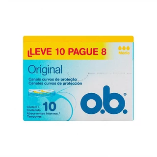 Absorvente Ob Medio Lv10 Pg08 Unidades
