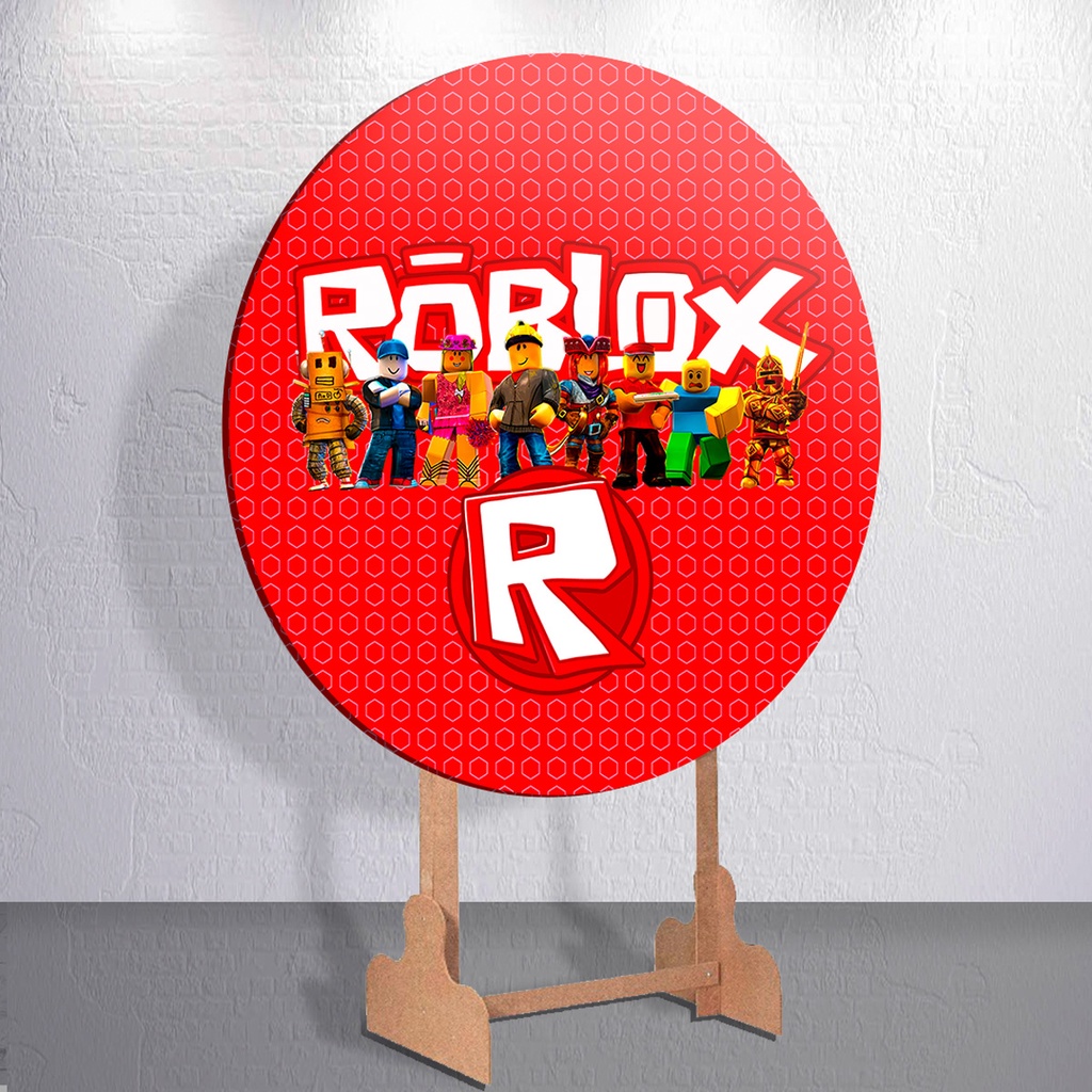 Painel Redondo Roblox Em Tecido 1.5mx1.5 melástico Veste fácil Festa  Sublimado - Orangepaineis - Painel de Festas - Magazine Luiza
