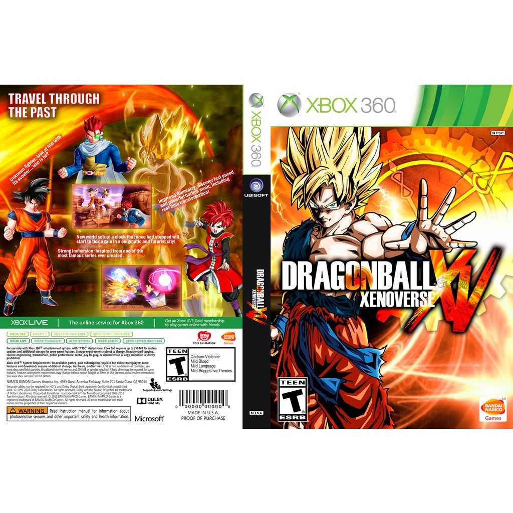 Jogo Dragon Ball Xenoverse Xbox 360 Bandai Namco com o Melhor Preço é no  Zoom