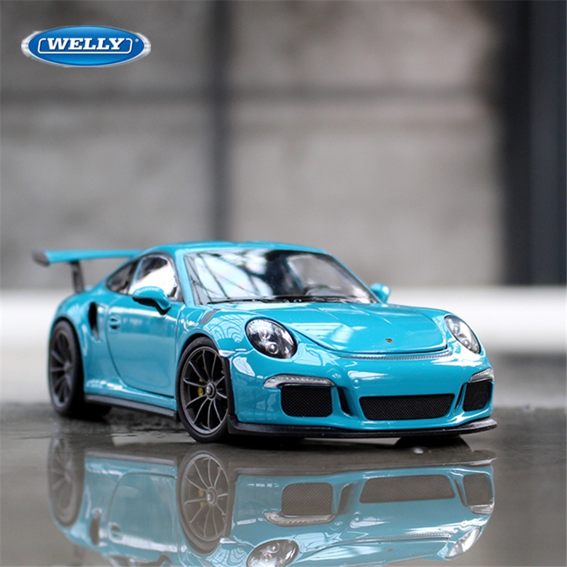 WELLY 1 : 24 Porsche 911 GT3 RS Carro Esportivo De Liga Modelo Diecast