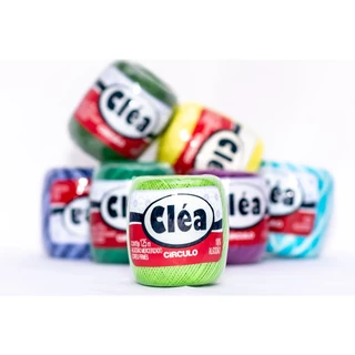 Fio Linha para Crochê Tricô e Bordado Cléa Círculo 125m - Várias Cores