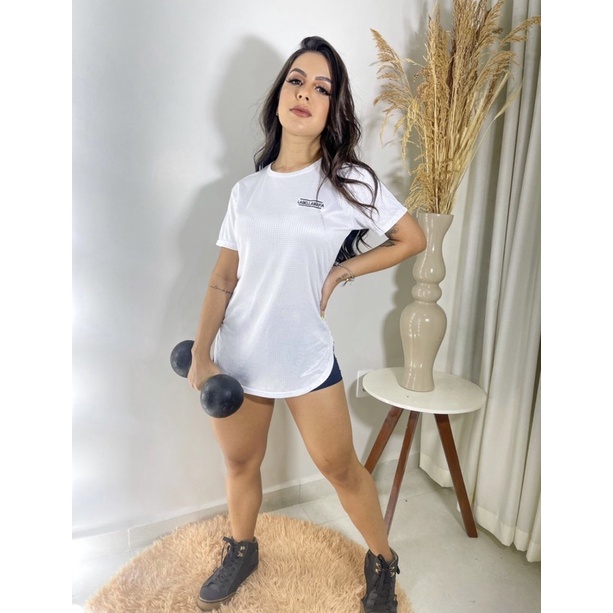 Camisa store feminina academia