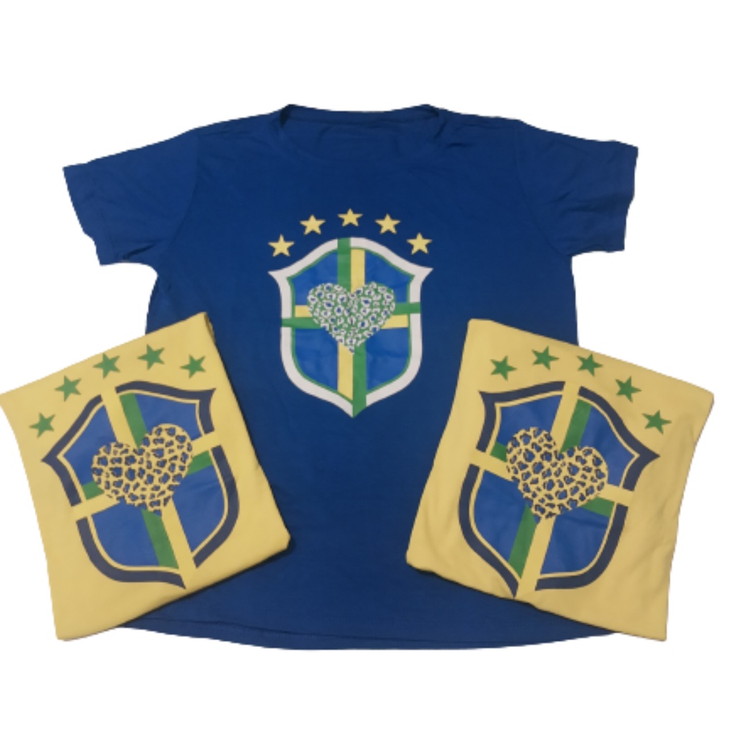 Camisa Brasil Basic CBF - Azul