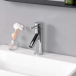 Torneira Misturador Banheiro Monocomando Baixa Luxo Cromada em Oferta na Shopee