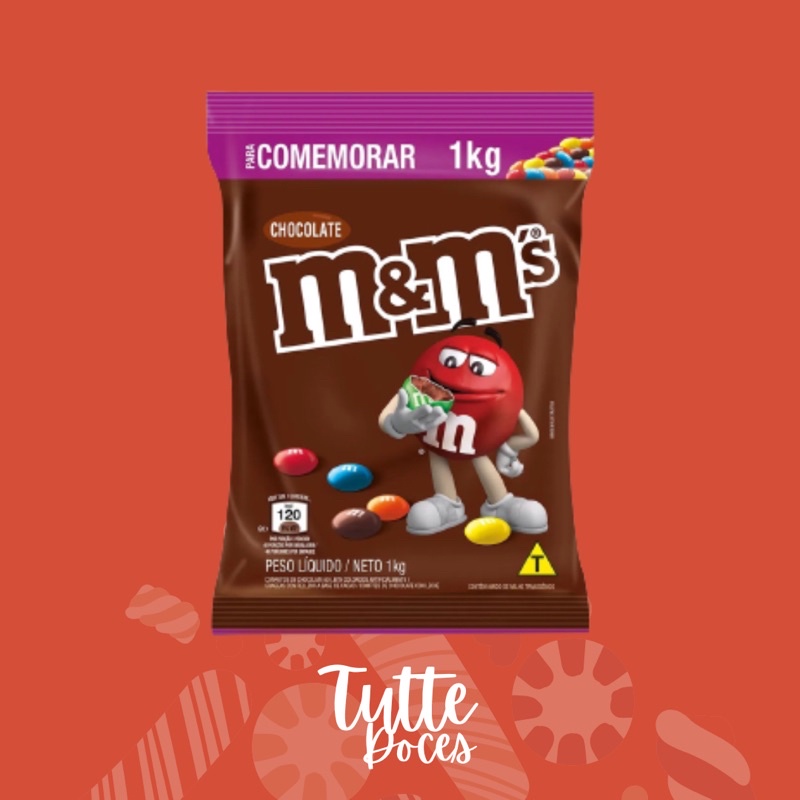 M&M'S CHOCOLATE AO LEITE 1 KG CX/4