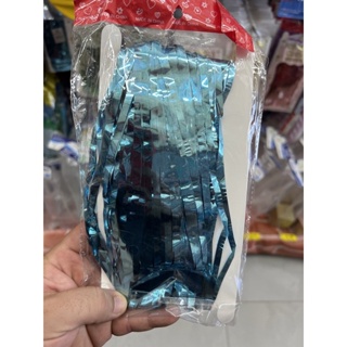 Cortina Metalizada Azul 1mx2m Unidade