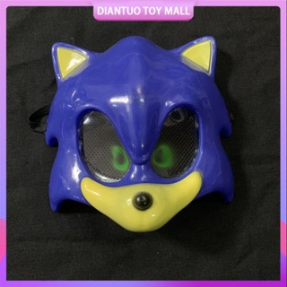 Fantasia Super Sonic Amarelo Longo Com Máscara