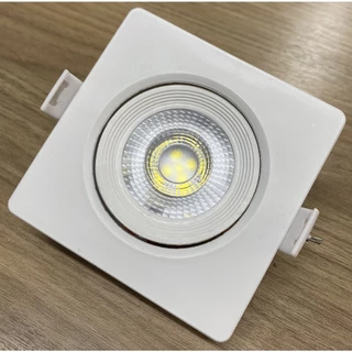 Spot Led 7W Bivolt QUADRADO - Branco Frio (6K) ou Branco Quente (3K)