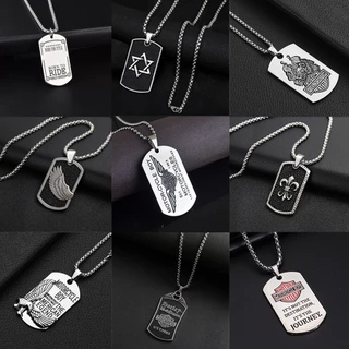 Novo Colar De Aço Inoxidável Cadeia De Camisolas Celebridade Da internet ins hip hop Pingente De bungee Estudantil De Homens E Mulheres Maré Ornamentos Masculinos