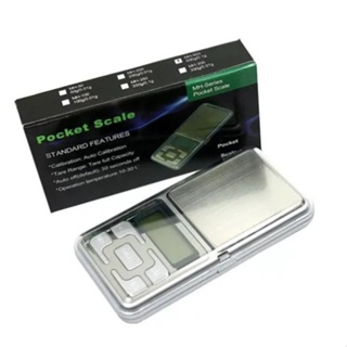 Mini Balança Digital De Alta Precisão De Bolso 0,1g Até 500g