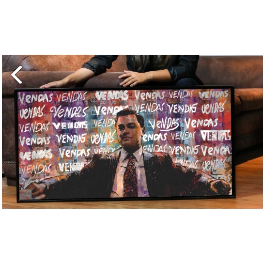 Quadro decorativo vendas a alma de toda empresa para sua sala ou quarto