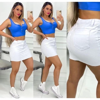 SAIA JEANS COM LYCRA DESFIADA