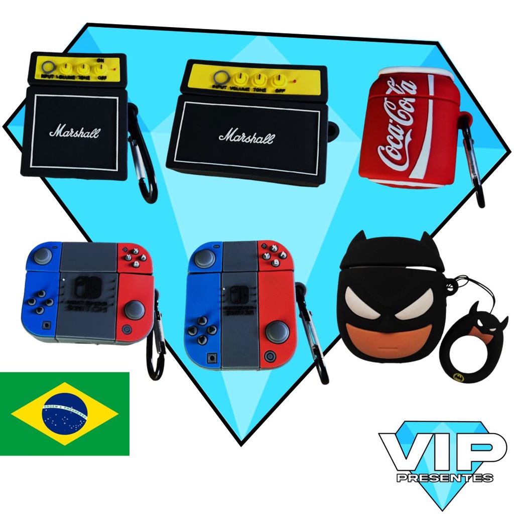 Capa AirPods Pro 2 Silicone Nintendo Switch em Promoção na Americanas
