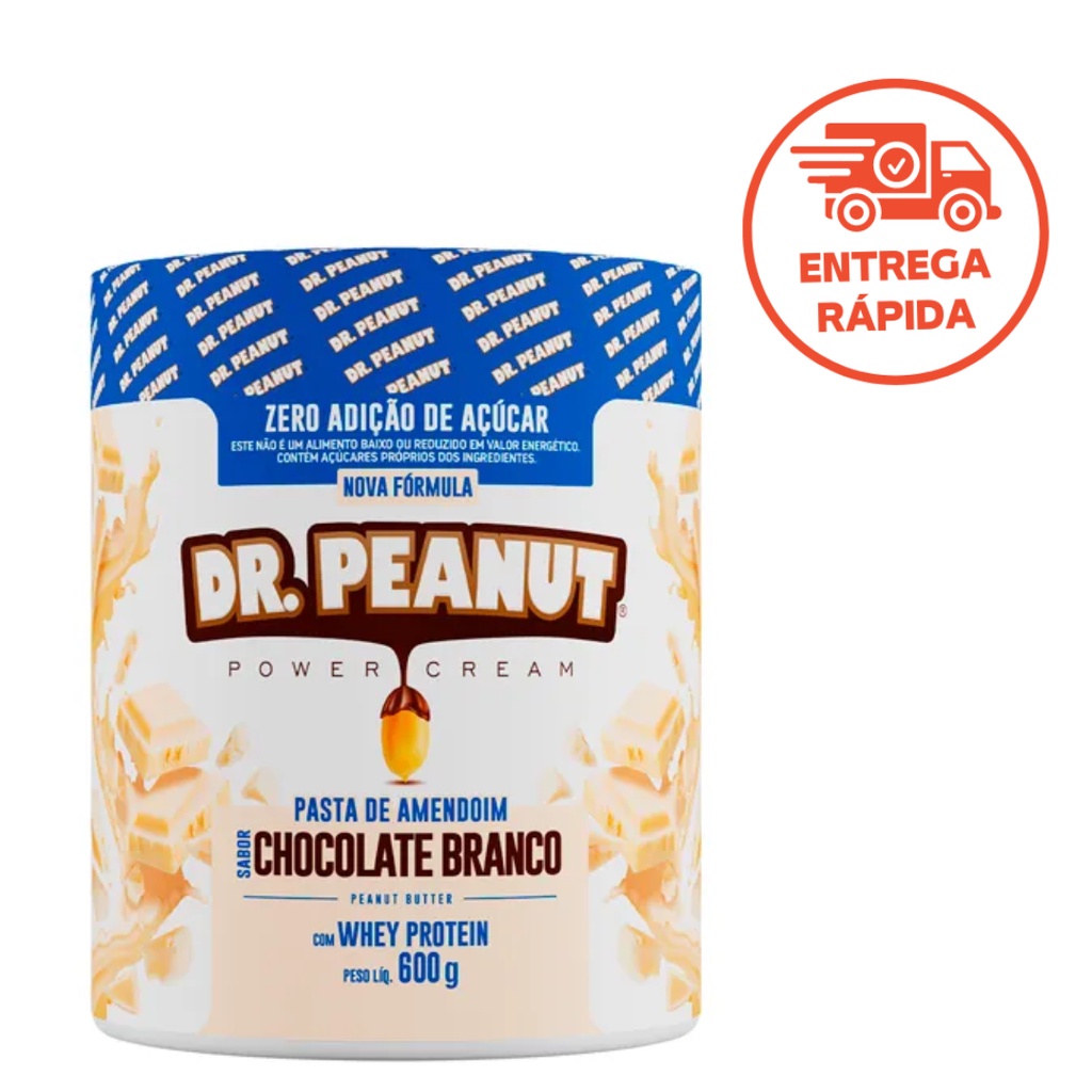 Pasta de Amendoim (1kg) CHOCOLATE BRANCO – Dr. Peanut