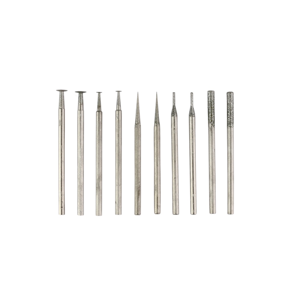 Kit 10 Pontas Mini Retifica 04340