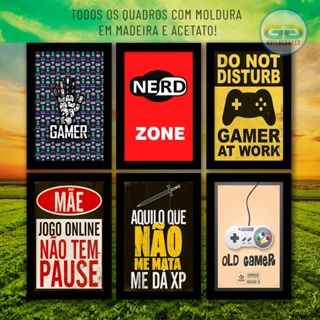 Mãe!! Jogo online não tem pause! Poster decorativo