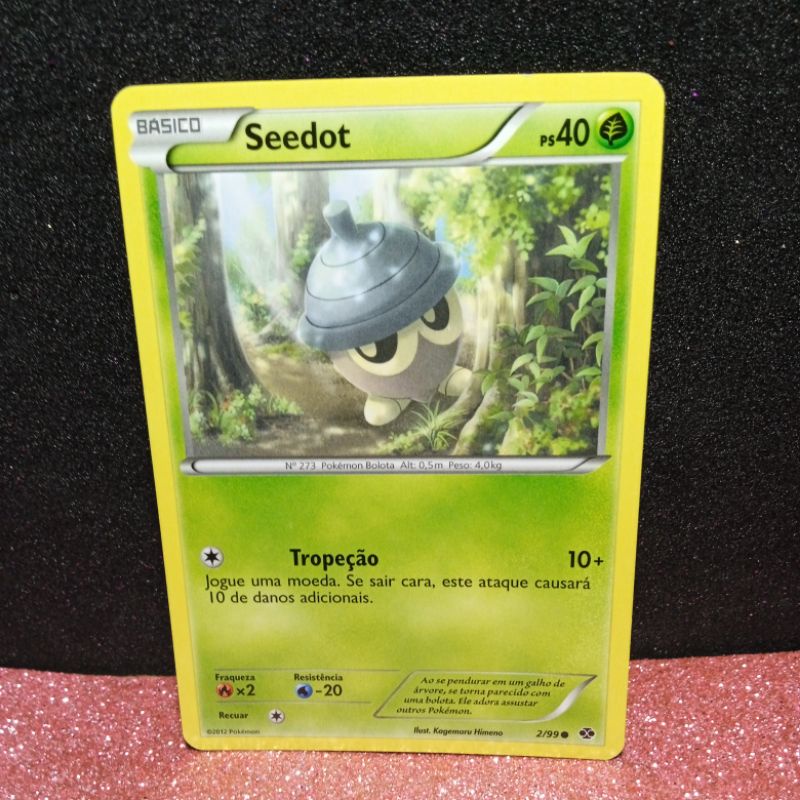 Card Carta Seedot 2/99 - Pokémon Nintendo