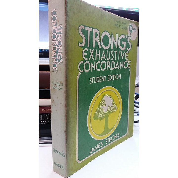 LIVRO STRONGS EXHAUSTIVE CONCORDANCE - STUDENT EDITION - JAMES STRONG ...