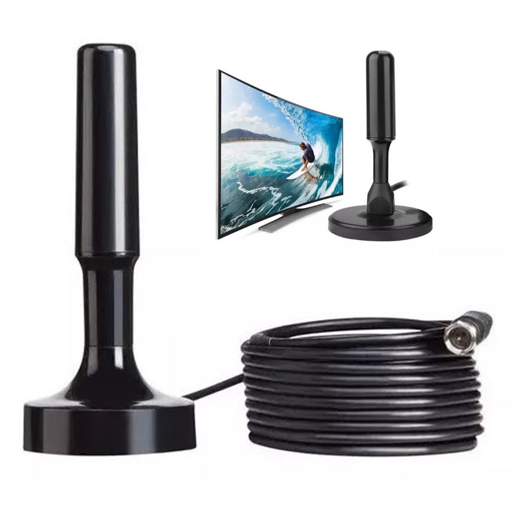 Antena Hd Para Tv Samsung LG Smart Led Lcd 4k 3d Int/ext Uhf - Escorrega o  Preço