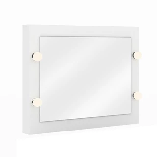Painel com Espelho para Penteadeira Multimóveis CR35019 Branco