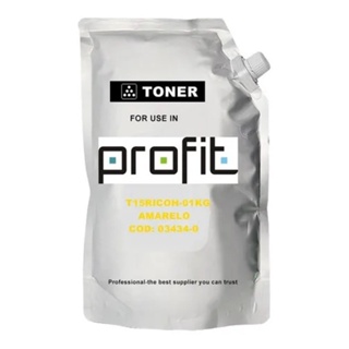Refil Pó Toner PROFIT RICOH MPC2551 2550 2051 2050 2030 Yellow 1KG