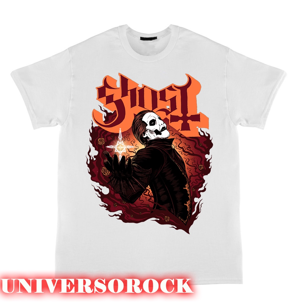 Camiseta Básica Unissex Banda Ghost Rock Papa