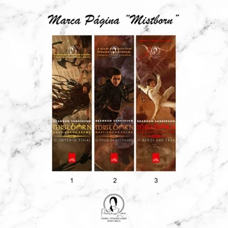 Marca página plastificado Mistborn Primeira Era