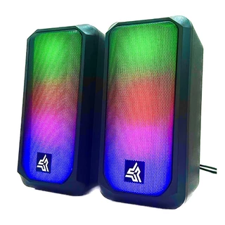 Caixa de som PC Gamer Led RGB para Computador Notebook