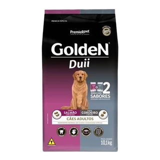 Ração Golden Duii Cães Adultos Salmão E Cordeiro 10,1kg