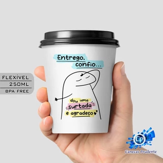 Copo Mini Bucks 250ml Plástico Flexível Flork Bentô com frases divertidas Parte I