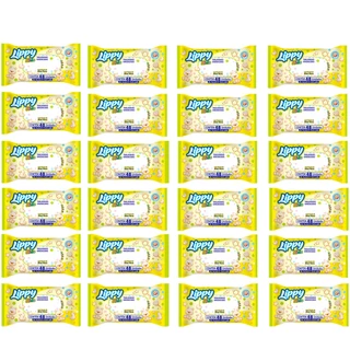 Kit 24 Pacotes Toalha Umedecida Lippy Kids Direto Da Fábrica (1152 Toalhas)