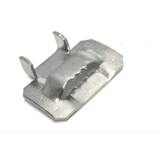 Fecho De Aço Inox 3/4 Dentado Para Fita Fusimec 35 Peças