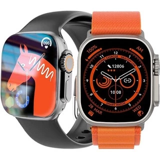 Smartwatch HW8 Ultra Relógio Inteligente Série 8 IWO Lançamento Original Com Duas Pulseiras