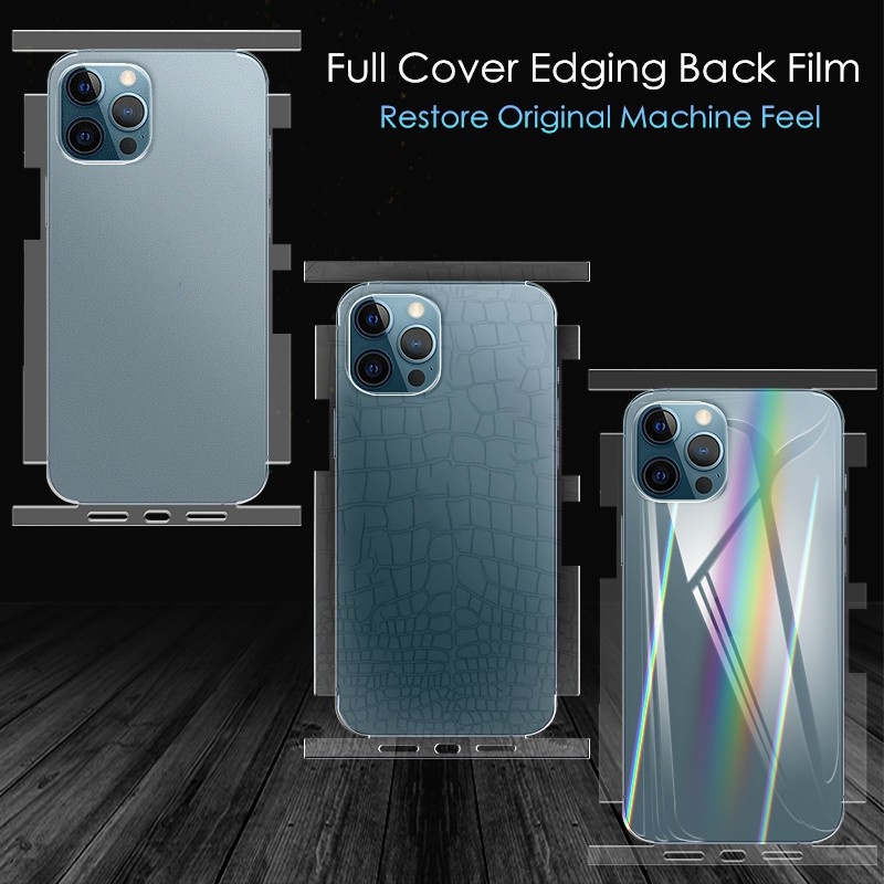 Película Traseira Completa Para iPhone 13 14 Pro Max Aurora Protetora De Tela Fosca 14 Plus 12