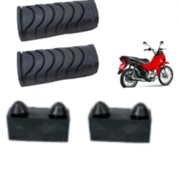 Borracha estribo pop 110 + coxim banco pop110