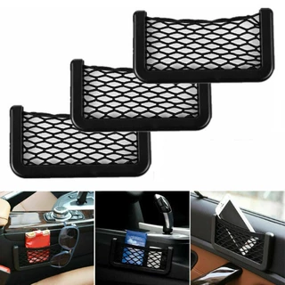 Venda A Quente 1pcs universal Do Assento Carro Porta-Objetos De Rede De Armazenamento Lateral Bolso De Dupla Face Para Bolsa Líquida