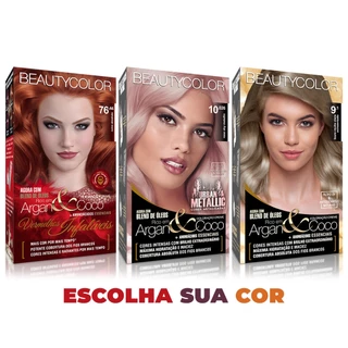 Kit Coloração BeautyColor Todas As Cores - Tinta Para Cabelo