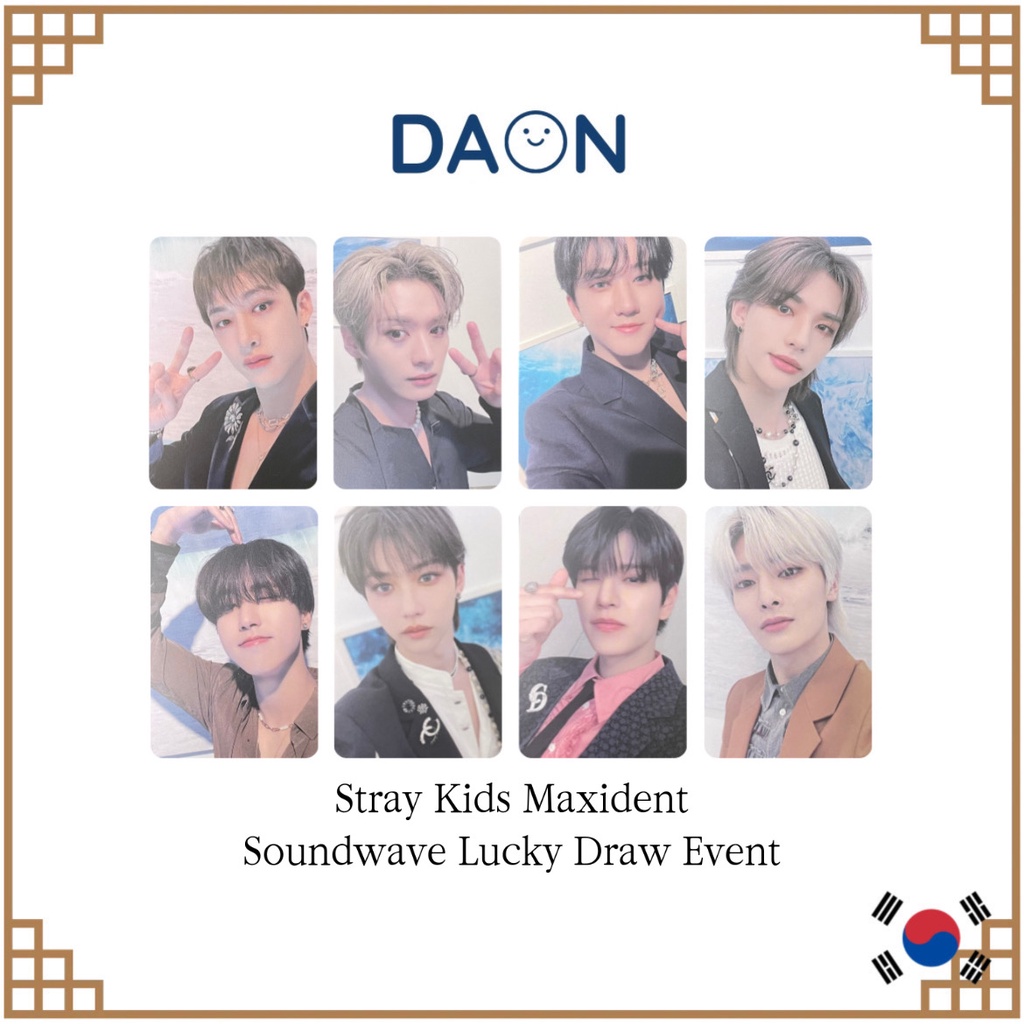 Stray Kids Maxident Soundwave Lucky Draw Photocard | Shopee Brasil
