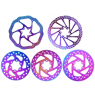 Disco De Freio A Oco Colorido Para Bicicleta Mountain Bike Rotor 120/140/145/160/180mm Acessórios De Scooter
