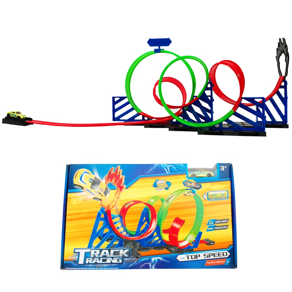 Pista Hot Wheels Corrida Multi Looping - Bumerang Brinquedos