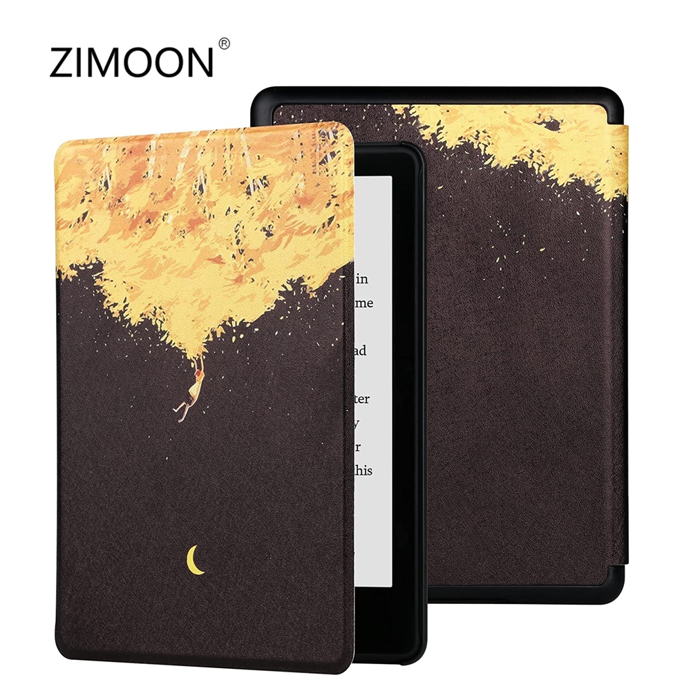 Capa Inteligente Pintada Slimshell Para Kindle 11o C2V2L3 2022 Premium Leve PU Couro Magnético Com Sono Automático/Acordar