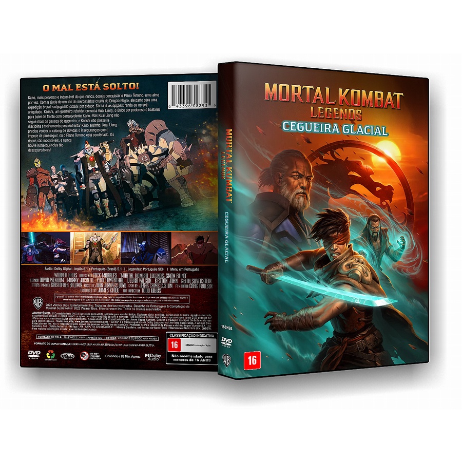  'Mortal Kombat Legends: Cegueira Glacial' estreia nas  plataformas digitais
