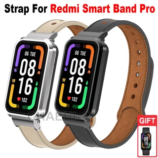 Pulseira De Couro Macia Substituição Para Redmi Smart Band Pro