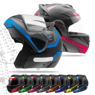 Capacete Escamoteavel Moto Robocoob Fechado V-Projet 3 Pro Tork Feminino Masculino