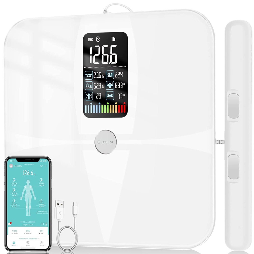 Balança Bioimpedância Digital Com Handle App em português Exclusive ...
